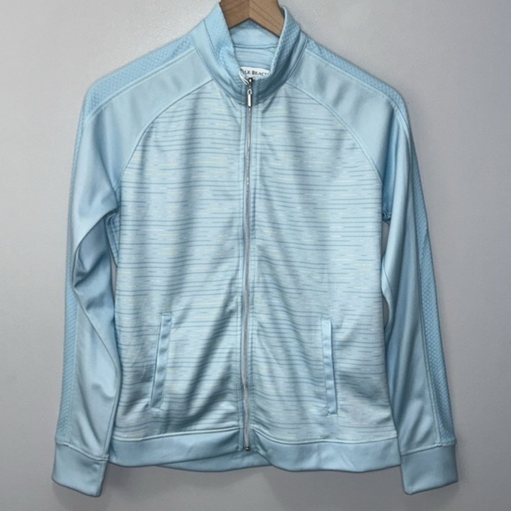 "NWT" Pebble Beach‎ Dry-Luxe Performance Blue Full Zip Jacket- Women's Small
